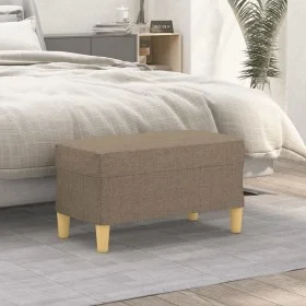 Gray taupe fabric bench 70x35x41 cm by vidaXL, Banks - Ref: Foro24-349374, Price: 52,04 €, Discount: %