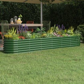 Jardinera arriate acero galvanizado verde 260x40x36 cm Jardinera arriate acero galvanizado verde 260x40x36 cm