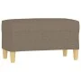 Gray taupe fabric bench 70x35x41 cm by vidaXL, Banks - Ref: Foro24-349374, Price: 52,04 €, Discount: %