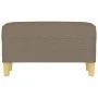 Gray taupe fabric bench 70x35x41 cm by vidaXL, Banks - Ref: Foro24-349374, Price: 52,04 €, Discount: %