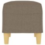 Banco de tela gris taupe 70x35x41 cm de vidaXL, Bancos - Ref: Foro24-349374, Precio: 52,83 €, Descuento: %