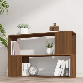 Regal aus eichenbraunem Sperrholz, 100 x 24 x 63 cm von vidaXL, Bücherregale und Regale - Ref: Foro24-816040, Preis: 38,14 €,...