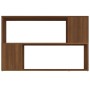 Regal aus eichenbraunem Sperrholz, 100 x 24 x 63 cm von vidaXL, Bücherregale und Regale - Ref: Foro24-816040, Preis: 38,74 €,...