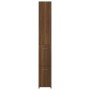 Badezimmerschrank aus braunem Eichensperrholz, 25 x 26,5 x 170 cm von vidaXL, Badezimmermöbel - Ref: Foro24-815962, Preis: 64...