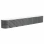 Jardinera arriate acero galvanizado antracita 260x40x36 cm