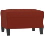 Roter Fußhocker aus Kunstleder, 60x50x41 cm von vidaXL, Osmanen - Ref: Foro24-349339, Preis: 54,40 €, Rabatt: %