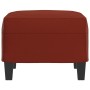 Roter Fußhocker aus Kunstleder, 60x50x41 cm von vidaXL, Osmanen - Ref: Foro24-349339, Preis: 54,40 €, Rabatt: %
