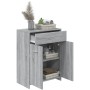 Sonoma gray plywood bathroom cabinet 60x33x80 cm by vidaXL, Bathroom furniture - Ref: Foro24-815664, Price: 80,36 €, Discount: %