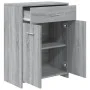 Badezimmerschrank aus grauem Sonoma-Sperrholz, 60 x 33 x 80 cm von vidaXL, Badezimmermöbel - Ref: Foro24-815664, Preis: 79,21...