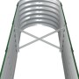 Jardinera arriate acero galvanizado verde 332x40x36 cm