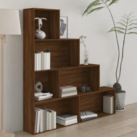 Oak brown shelving 155x24x160 cm by vidaXL, Bookcases and shelves - Ref: Foro24-815362, Price: 68,75 €, Discount: %