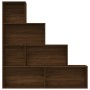 Eichenbraunes Regal 155x24x160 cm von vidaXL, Bücherregale und Regale - Ref: Foro24-815362, Preis: 72,98 €, Rabatt: %