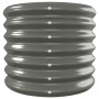 Jardinera arriate acero galvanizado gris 332x40x36 cm
