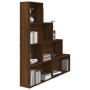Eichenbraunes Regal 155x24x160 cm von vidaXL, Bücherregale und Regale - Ref: Foro24-815362, Preis: 72,98 €, Rabatt: %