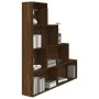 Oak brown shelving 155x24x160 cm by vidaXL, Bookcases and shelves - Ref: Foro24-815362, Price: 68,57 €, Discount: %