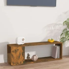 TV-Schrank aus geräuchertem Eichensperrholz, 100 x 24 x 32 cm von vidaXL, TV-Möbel - Ref: Foro24-816035, Preis: 31,48 €, Raba...