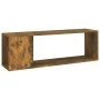 TV-Schrank aus geräuchertem Eichensperrholz, 100 x 24 x 32 cm von vidaXL, TV-Möbel - Ref: Foro24-816035, Preis: 31,48 €, Raba...
