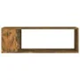 TV-Schrank aus geräuchertem Eichensperrholz, 100 x 24 x 32 cm von vidaXL, TV-Möbel - Ref: Foro24-816035, Preis: 31,48 €, Raba...