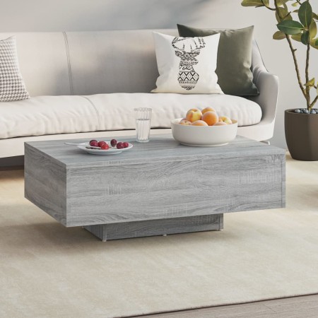 Sonoma gray plywood coffee table 85x55x31 cm by vidaXL, Coffee table - Ref: Foro24-815760, Price: 55,41 €, Discount: %
