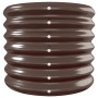 Jardinera arriate acero galvanizado marrón 332x40x36 cm