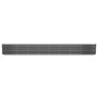 Jardinera arriate acero galvanizado antracita 332x40x36 cm