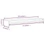 Monitorständer aus geräuchertem Eichensperrholz, 100 x 24 x 13 cm von vidaXL, Monitor- und TV-Ständer - Ref: Foro24-815291, P...