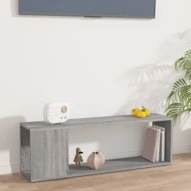 TV-Schrank aus grauem Sonoma-Sperrholz, 100 x 24 x 32 cm von vidaXL, TV-Möbel - Ref: Foro24-816036, Preis: 32,94 €, Rabatt: %