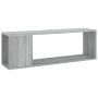 Mueble de TV madera contrachapada gris Sonoma 100x24x32 cm de vidaXL, Muebles TV - Ref: Foro24-816036, Precio: 31,39 €, Descu...