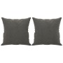 Dekokissen 2 Stück dunkelgrauer Samt 40x40 cm von vidaXL, Kissen - Ref: Foro24-349486, Preis: 18,09 €, Rabatt: %