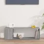 Sonoma gray plywood TV cabinet 100x24x32 cm by vidaXL, TV Furniture - Ref: Foro24-816036, Price: 33,54 €, Discount: %