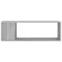 Sonoma gray plywood TV cabinet 100x24x32 cm by vidaXL, TV Furniture - Ref: Foro24-816036, Price: 33,54 €, Discount: %