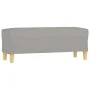 Light gray fabric bench 100x35x41 cm by vidaXL, Banks - Ref: Foro24-349375, Price: 53,01 €, Discount: %
