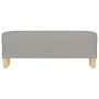 Banco de tela gris claro 100x35x41 cm de vidaXL, Bancos - Ref: Foro24-349375, Precio: 53,01 €, Descuento: %