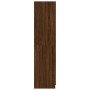 Armario madera contrachapada color roble marrón 90x52x200 cm