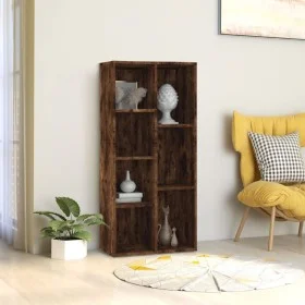 Smoked oak color shelf 50x25x106 cm by vidaXL, Bookcases and shelves - Ref: Foro24-815444, Price: 56,36 €, Discount: %