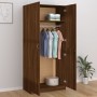 Schrank aus braunem Eichensperrholz, 90 x 52 x 200 cm von vidaXL, Kleiderschränke - Ref: Foro24-815356, Preis: 228,97 €, Raba...