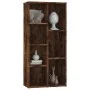 Smoked oak color shelf 50x25x106 cm by vidaXL, Bookcases and shelves - Ref: Foro24-815444, Price: 57,39 €, Discount: %