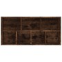 Estantería color roble ahumado 50x25x106 cm de vidaXL, Librerías y estanterías - Ref: Foro24-815444, Precio: 58,52 €, Descuen...