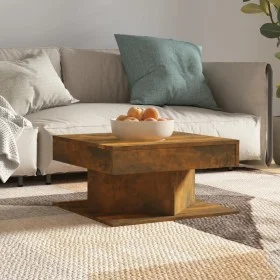 Couchtisch aus geräuchertem Eichensperrholz, 57 x 57 x 30 cm von vidaXL, Couchtisch - Ref: Foro24-815942, Preis: 46,39 €, Rab...
