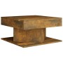 Couchtisch aus geräuchertem Eichensperrholz, 57 x 57 x 30 cm von vidaXL, Couchtisch - Ref: Foro24-815942, Preis: 46,73 €, Rab...