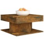 Couchtisch aus geräuchertem Eichensperrholz, 57 x 57 x 30 cm von vidaXL, Couchtisch - Ref: Foro24-815942, Preis: 46,73 €, Rab...