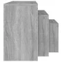 Stackable coffee tables 3 pieces Sonoma gray engineered wood by vidaXL, Coffee table - Ref: Foro24-815985, Price: 74,35 €, Di...