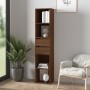 Regal aus braunem Eichensperrholz, 36 x 30 x 171 cm von vidaXL, Bücherregale und Regale - Ref: Foro24-815536, Preis: 73,29 €,...