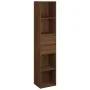 Estantería de madera contrachapada roble marrón 36x30x171 cm de vidaXL, Librerías y estanterías - Ref: Foro24-815536, Precio:...