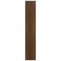 Estantería de madera contrachapada roble marrón 36x30x171 cm