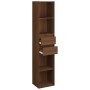 Regal aus braunem Eichensperrholz, 36 x 30 x 171 cm von vidaXL, Bücherregale und Regale - Ref: Foro24-815536, Preis: 73,29 €,...
