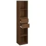 Regal aus braunem Eichensperrholz, 36 x 30 x 171 cm von vidaXL, Bücherregale und Regale - Ref: Foro24-815536, Preis: 72,27 €,...
