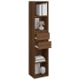 Regal aus braunem Eichensperrholz, 36 x 30 x 171 cm von vidaXL, Bücherregale und Regale - Ref: Foro24-815536, Preis: 73,29 €,...