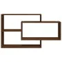 Brown oak engineered wood wall shelf 104x20x58.5 cm by vidaXL, Shelves and shelves - Ref: Foro24-815290, Price: 40,14 €, Disc...