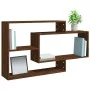 Wandregal aus braunem Eichenholzwerkstoff, 104 x 20 x 58,5 cm von vidaXL, Regale und Regale - Ref: Foro24-815290, Preis: 40,1...